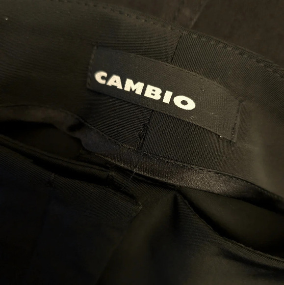 Cambio Wide leg Black Rhinestone Trousers size 16 - Picture 5 of 7